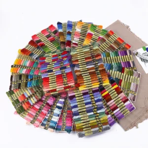 447 Color Cross Stitch Thread Colorful Embroidery Crafts Floss Cotton Thread Embroidery Thread