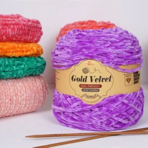 4mm 250g Shiny Polyester Blended Yarn Super Soft Velvet Yarn Crochet for Doll Hats Bags Hand Knitting Fancy Yarn Ball