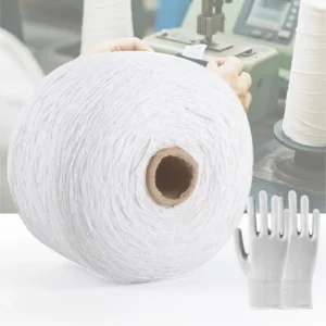 5 1 Recycled Cotton Weaving Yarn Cotton Polyester Blended Cotton Yarn For Industrial Glove Made Melange Yarn