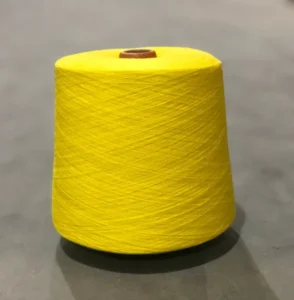 5% Mulberry Spun Silk Yarn 52% Cotton 43% Viscose 2/52Nm Eco Friendly Anti Bacteria Recyclable Dyed Fancy Knitting