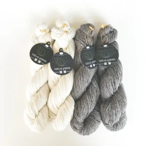 50% Silk 50% Tibetan Yak 165m/50g Blended Undyed Natural Fiber Knitting Yarn for Hand Dye