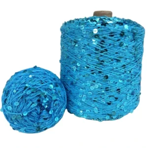 500g Color Knitting Yarns Chunky Knit Yarn Polyester Spun Yarn 30/1
