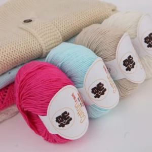 50g 10 Layers of the Latest 100% Cotton Blend Crocheted Yarn Hand knitted Colored Organic Yarn Yarn