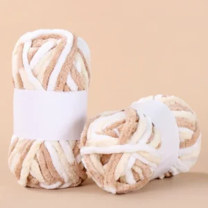 50g roll Chenille Yarn for Hand Knitting 7mm Medium Thick Thread Handmade DIY Yarn for Crochet