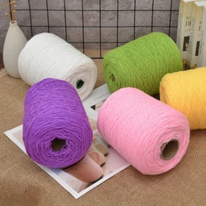 550g Barreled 100% Acrylic 5ply Tufted Yarn Fancy Knitting Yarn for Making Carpets Plush Toys Hand Woven Items Inspired Milk