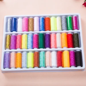 6 Rolls Set Polyester Sewing Thread of Everyday Use 36 Colors Manual and Mechanical Sewing DIY