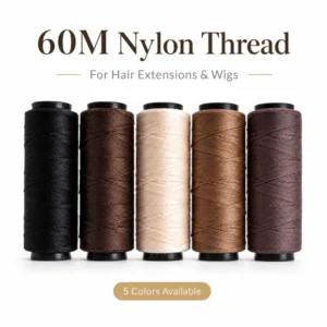 60m Nylon Threads for Hair Extensions and Wigs DIY Hand Sewing Tools
