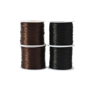 60m/roll Professional Hair Extension Tools Brazilian Knots Stretch String Crystal Elastic Thread for Hair Extension