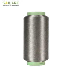 70D Silver Filament Conductive Microfiber Nylon Yarn Fiber for Knitting Sewing