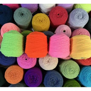 Acrylic Blended Knitting Yarn Customized 550 Gram Per Roll Raw Soft Fancy Tufting Thread Sewing Crochet Yarn High