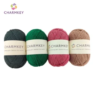 Acrylic Hand Knitting Mixed Color Dyed Tweed AB Yarn Strong Even Threads for Hand Craft