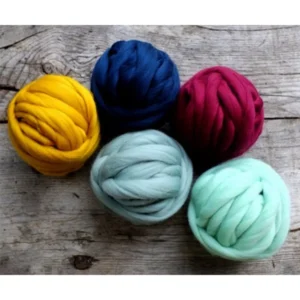 Australia Original Organic Solid Eco-friendly Dyed Chunk Merino Wool