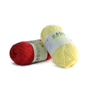 Baby Milk Cotton Yarn Kit for Knitting & Crochet – 5-Ply Worsted Weight for Scarves, Blankets, DIY Craft Projects