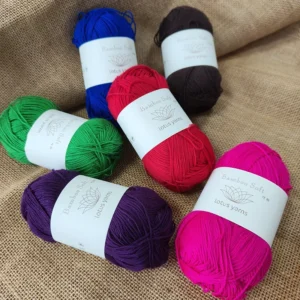 Bamboo Soft Lotus Yarns 100% Bamboo 200m/50g Fingering Weight Hand Knitting Yarn Colored Plant Yarn for Summer Knitting