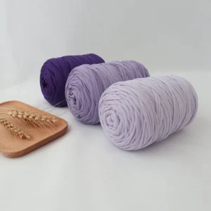 Big Roll 400Grams DIY T-Shirt Yarn Crochet Cloth Yarn for Handicraft Home Decor Handbag