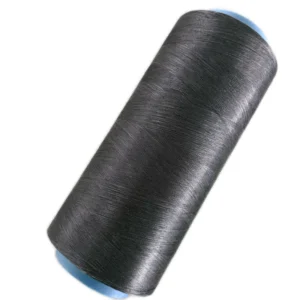 Black Hot Melt Adhesive Coated Yarns in Plain Cloth Hot Melt Adhesive Thread Lock Edge