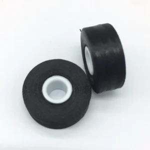 Black L 70D/2 Side Less Sewing Thread 100% Spun Cone Polyester Yarn 144pcs/box Pre Wound Bobbin for Embroidery