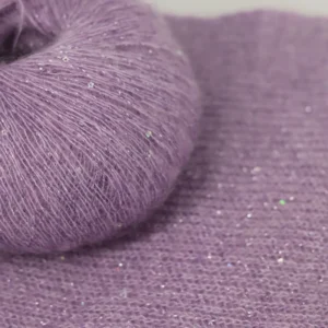 Blended Dyed Fabric Fancy Yarn 25G Metallic Mohair Yarn Crochet