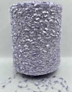 Bojay New Arrival 5.6Nm 1 100% Polyester Dyed Fancy Yarn Chenille Yarn with 1cm Space Distance for Knitting