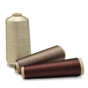 Brown 150D 100% Viscose Silk Thread Spool Embroidery Machine Thread