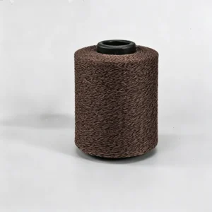 Brown Eco Friendly Recycled Yarn Supplier for Industrial Textile Use Knitting Yarn for Gloves