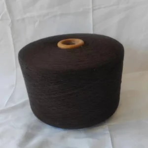 Brown Shade Open End Carded Dyed Recycled Cotton Polyester Yarn for Knitting Socks and Home Textiles