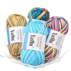 China Organic Fine Thin Crochet Cotton Fancy Hand Knitting Yarn for Crochet Thailand