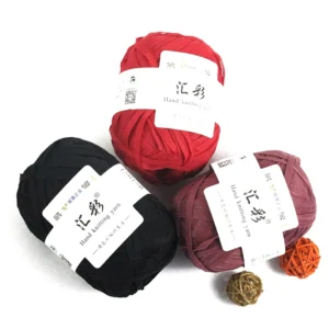 China Supply Recycle Paper Yarn Skein Raffia Paper Yarn for Hand Knitting