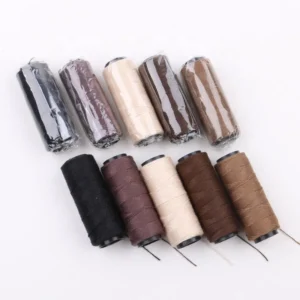 Classic Coda Black Brown Blonde Sewing Threads Hair Extension Threads Weaving Threads Using for Hand Sewing Wig Home Use