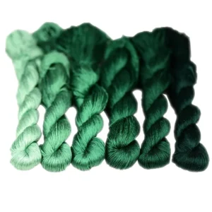 Color 1-10 Natural Real Silk Embroidery Line DIY Line Multi Large Branch Mulberry Embroidery Silk Thread for Hand Embroidery