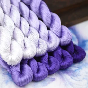 Color 81 90 Mulberry Silk Embroidery Thread Cross Stitch Embroidery Thread Line Handmade Diy Accessories Pure Silk Yarn