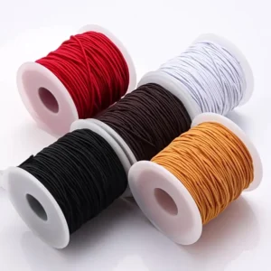 Colored Core Spun Elastic String DIY Bracelet Elastic Thread & Round Elastic Band