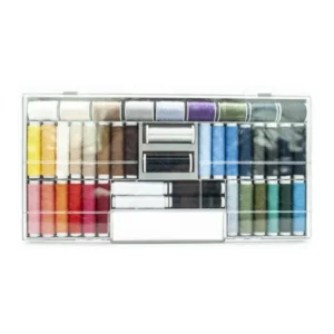 Colorful 43pcs Sewing Thread Set 100% Polyester Spools for Hand & Machine Sewing