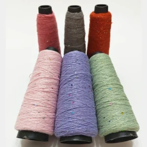 Colorful 92%Acrylic 6%Lurex 2%Sequin Spun Yarn with Customized Color for Hand Knitting