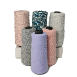 Colorful Nylon Feather Yarn for Knitting Socks Factory Supply for Fancy Knitting Projects