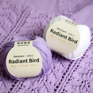 Combed 100% Cotton Yarn for Hand Knitting Crochet Anti Pilling Anti Bacteria Strong Fancy Yarn Model HG1709