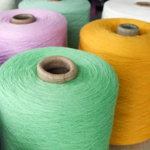 Cotton Wool Blended Yarn 26NM 60NM 2 Top Dyed Yarn for Knitting