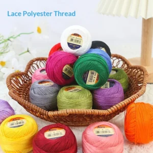 Cross-border Manufacturers Lace Thread 10g Ball Mercerized Polyester Crochet Hand-Woven Zhejiang