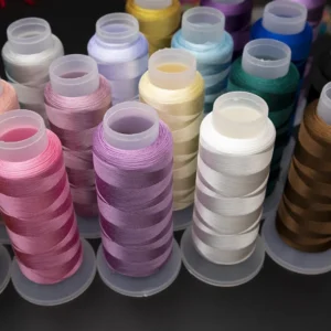 Customizable Color High Stretch 150D Polyester Sewing Thread with Embroidery 40s 2 Machine Embroidery Thread Durable Tenacity