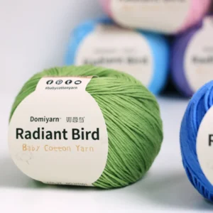 Distribution 50G 170M Combed Cotton Yarn for Amigurumi Scarf Pillow Blanket Toys Skin Friendly Baby