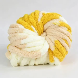 Eco-Friendly High-Tenacity Soft Hand Dyed Chunky Chenille Knitting & Embroidery Yarn