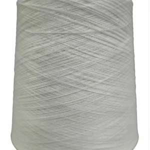 Eco Friendly Recyclable Raw 100% Polyester High Tenacity Spun White Yarn 32S Normal Twist for Sewing Thread and Socks
