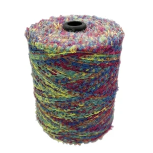 Eco Friendly Recycled High Tenacity 100% Polyester Space Dye Fancy Hand Knitting Yarn High Quality Yarn
