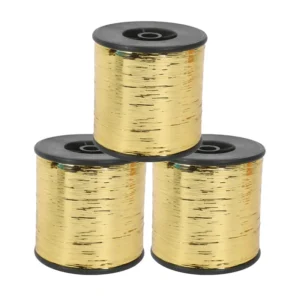 Embroidery Lurex Yarn M-Type Metallic Fiber Golden Metallic Yarn Cone Metallic Thread for Weaving