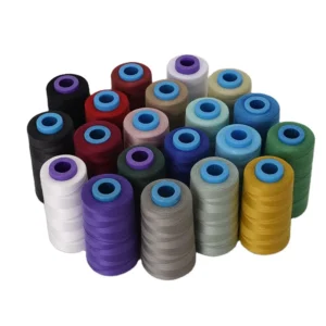 Extra Strong 20S/2 1500 Yards Jeans Sewing Thread 20 Colors Heavy Duty Denim Thread Thick Bonded Cone Spools Sewing Accessory