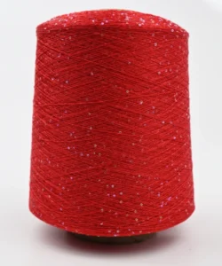 Factory 100% Cashmere Yarn Lurex Sequin Bean 2 26NM Ready Made Custom Fancy Yarn for Kids Glove