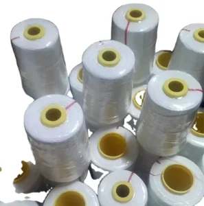 Factory 100% Polyester 20/6 High Tenacity Raw Pattern Rice & Flour Bag Sewing Thread with High Strength
