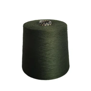 Factory 1313 Meta aramid Yarn 2 30S Dark Green Colorful Dyed 100% Polyester Filament Yarns for Knitting
