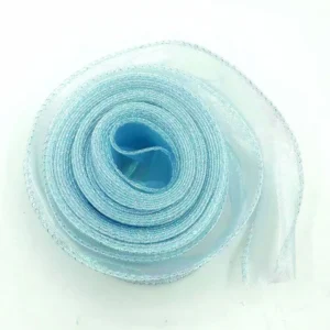 Factory 4cm Wide Rainbow Fish Tail Yarn Christmas Packaging Gift Box Decoration Ribbon Handmade DIY