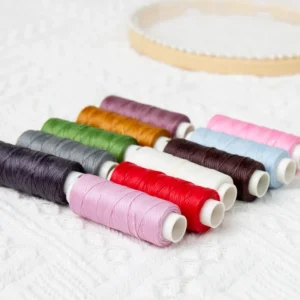 Factory 70 Colors Sewing Leather Thread 100% Polyester Flat Leather Waxed Thread 150D/16 Wax Thread